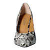 Image of J. Reneé Phoebie Python Print Pointed Toe Pump - Grey/Black/White