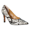 Image of J. Reneé Phoebie Python Print Pointed Toe Pump - Grey/Black/White