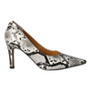 Image of J. Reneé Phoebie Python Print Pointed Toe Pump - Grey/Black/White