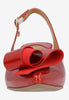Image of J. Reneé Delara Bow Detail Patent Slingback - Red