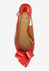 Image of J. Reneé Delara Bow Detail Patent Slingback - Red