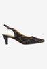Image of J. Reneé Jeyora Leopard Print Fabric Slingback - Brown/Black