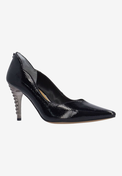 J. Reneé Lunessa Scalloped Patent Pump - Black