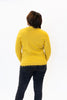Image of J. Society Distressed Fringe Hem Sweater - Marigold