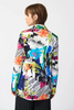 Image of Joseph Ribkoff Single Button Graffiti Print Blazer - Multicolor