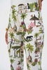 Image of Joseph Ribkoff Safari Print Cropped Pull-On Pant - Vanilla/Multicolor