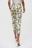 Image of Joseph Ribkoff Safari Print Cropped Pull-On Pant - Vanilla/Multicolor