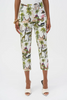 Image of Joseph Ribkoff Safari Print Cropped Pull-On Pant - Vanilla/Multicolor