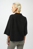 Image of Joseph Ribkoff Pocket Detail Sweater Knit Boxy Pullover - Black