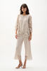 Image of Joseph Ribkoff 3/4 Sleeve Guipure Lace Jacket - Moonstone