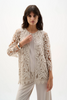 Image of Joseph Ribkoff 3/4 Sleeve Guipure Lace Jacket - Moonstone