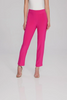 Image of Joseph Ribkoff Silky Knit Ankle Pant - Ultra Pink