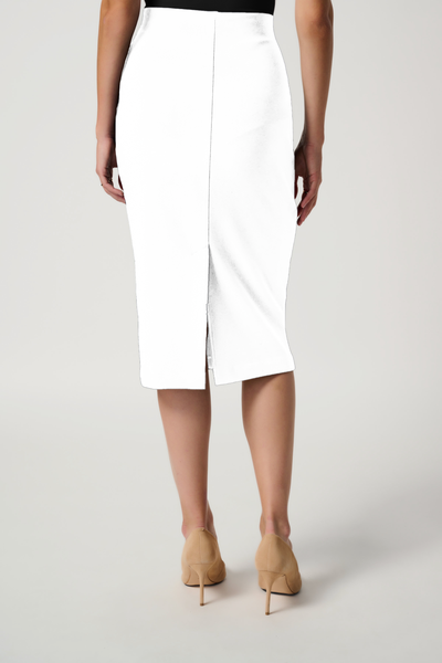 Joseph Ribkoff Classic Long Pull On Pencil Skirt - Vanilla