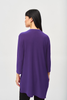 Image of Joseph Ribkoff V-Neck Asymmetric Hemline Tunic - Mystic Purple