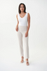 Image of Joseph Ribkoff Silky Knit Ankle Pant - Moonstone