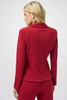 Image of Joseph Ribkoff Scuba Crepe Peplum Blazer - Deep Cherry