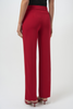 Image of Joseph Ribkoff Scuba Crepe Wide Leg Pull On Pant - Deep Cherry