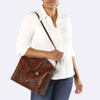 Image of Brahmin Large Duxbury Satchel - Desert Bloom Melbourne