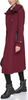 Image of Karl Lagerfeld Paris Double Breasted Tab Detail Wool Blend Maxi Peacoat - Burgundy