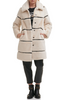 Image of Karl Lagerfeld Paris Paneled Faux Fur Coat - Oyster *Take an EXTRA 25% Off*