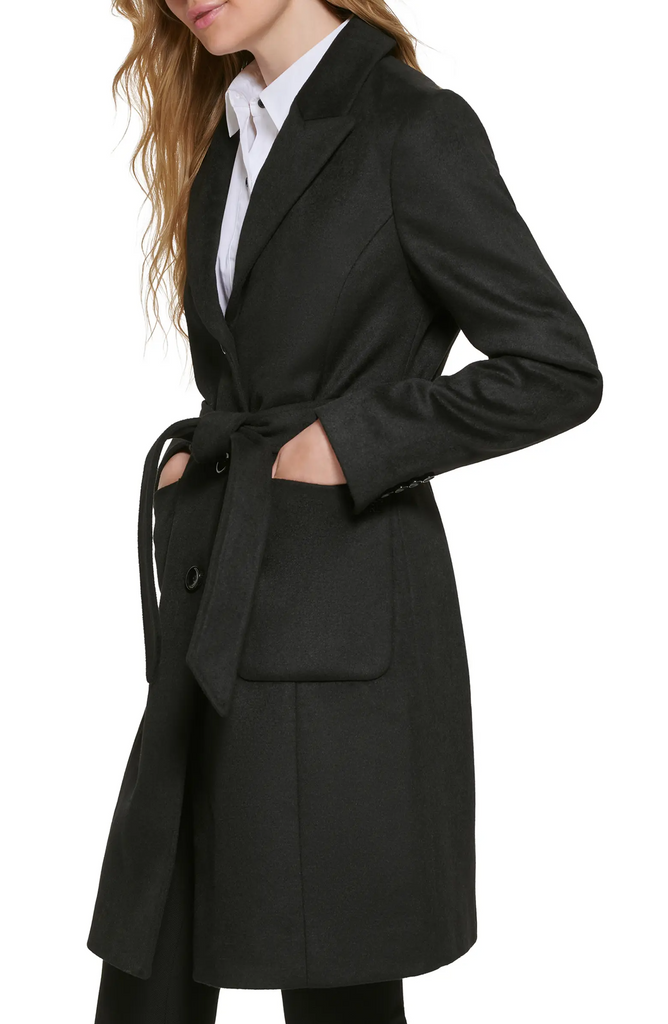 Karl lagerfeld top wool coat