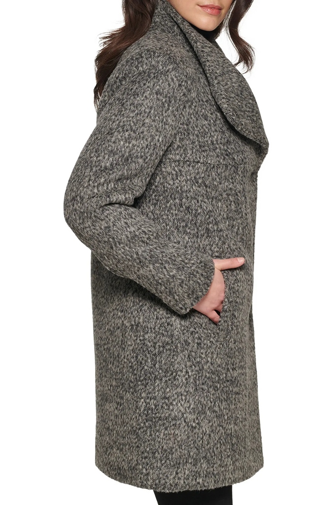 Kenneth cole asymmetrical wool coat online