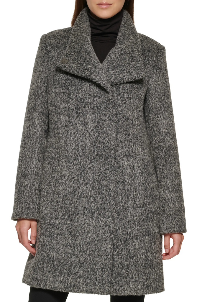 Kenneth cole 2025 pressed bouclé coat