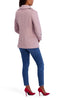 Image of Kensie Bouclé Wool Blend Double Breasted Peacoat - Rose