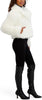 Image of Kensie Faux Mongolian Fur Cropped Jacket - Ivory