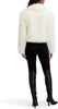 Image of Kensie Faux Mongolian Fur Cropped Jacket - Ivory