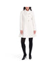 Image of Kensie Fold-Over Collar Faux Wool Fit-And-Flare Coat - Ivory