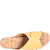 Image of Kork-Ease Tatum Crossover Block Heel - Yellow