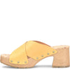 Image of Kork-Ease Tatum Crossover Block Heel - Yellow