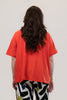 Image of Kozan Tamu Relaxed Fit Short Sleeve Top - Tangerine