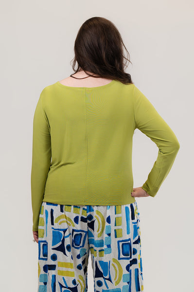Kozan Dorothy Long Sleeve Top - Cabbage Green
