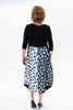 Image of Kozan Jessica Mixed Media Dotted Dress - Black/Gray/White