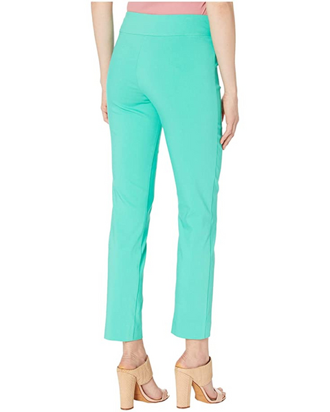 Krazy Larry Pull On Ankle Pant - Jade