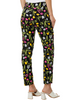 Image of Krazy Larry Print Pull On Ankle Pant - Black Tulip *Take an EXTRA 1/2 Off*