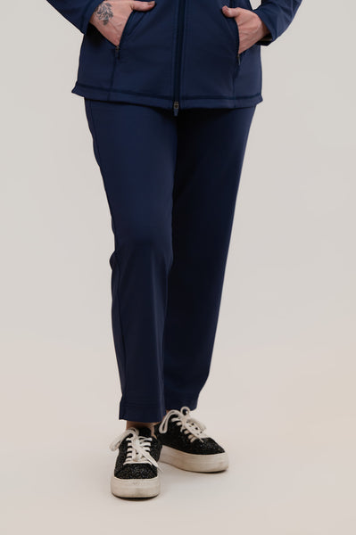 Lulu-B Pull On Capri Pant - Navy