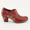 Image of L'Artiste by Spring Step Zami Embroidered Shootie - Red