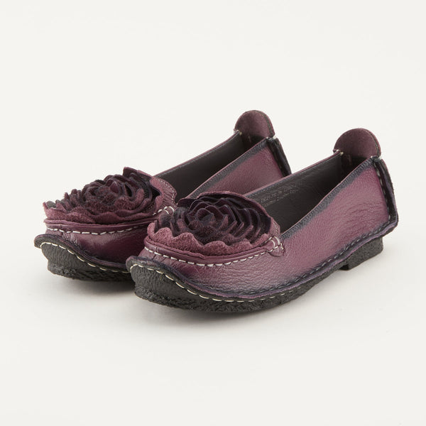 L'Artiste by Spring Step Dezi Leather Flat - Purple