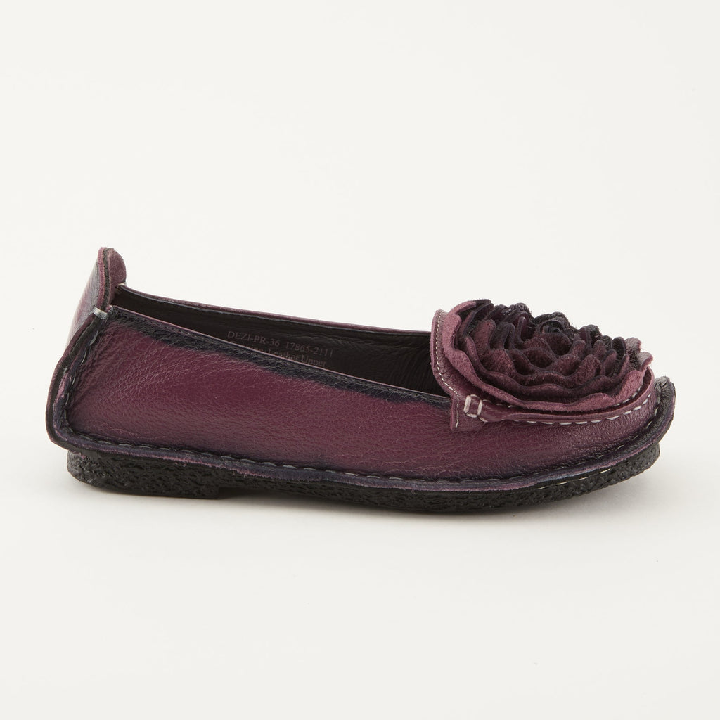 L'Artiste by Spring Step Dezi Leather Flat - Purple *Take an EXTRA 1/2 Off*