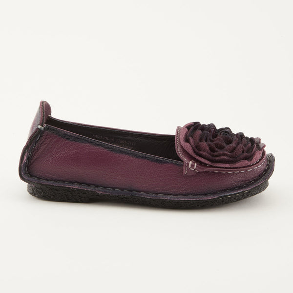 L'Artiste by Spring Step Dezi Leather Flat - Purple *Take an EXTRA 25% Off*