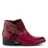 Image of L'Artiste by Spring Step TiaTia Mixed Media Bootie - Bordeaux *Take an EXTRA 1/2 Off*