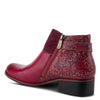 Image of L'Artiste by Spring Step TiaTia Mixed Media Bootie - Bordeaux
