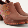 Image of L'Artiste by Spring Step Zami Embroidered Shootie - Brown