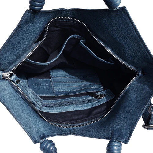 Latico Leathers Nash Crossbody Tote Bag - Black