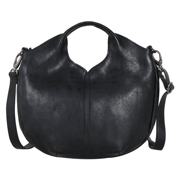 Latico Leathers Darby Leather Crossbody Bag - Black