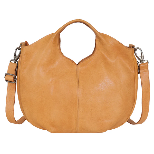 Latico Leathers Darby Leather Crossbody Bag - Camel