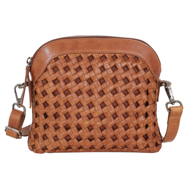 Latico Leathers Coast Leather Crossbody Bag - Cognac